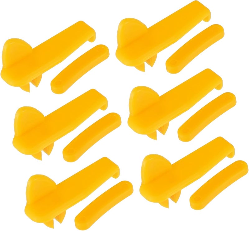 VekAuto 6 Set Tire Changer Plastic Insert Tire Demount Head Tire Machine Guard Wheel Side Protector for Mount Demount Duck Head Tyre Repair 2.48"x0.71"x1.18" Auto Accessories - Image 1